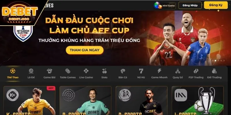 Đổi Thưởng DEBET 1 Bảo mật an toàn tại nhà cái đổi thưởng DEBET xanh chín