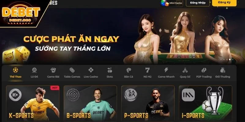 Đăng Ký Debet 4 Thiết kế đẹp mắt