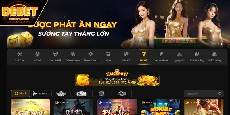 Nổ Hũ DEBET 1 Đôi nét về sân chơi Nổ Hũ DEBET đẳng cấp, chất lượng