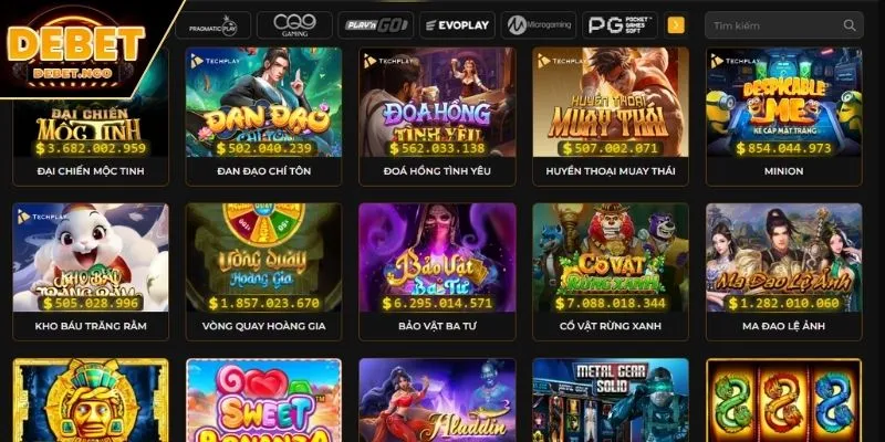 Đổi Thưởng DEBET 3 Game slots đỉnh cao