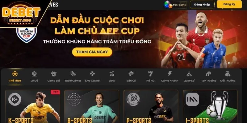Thể Thao DEBET 1 Giới thiệu về Thể thao DEBET xanh chín, nổi tiếng hiện nay