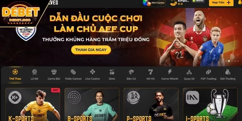 Đăng kí đại lý Debet 4 Truy cập vào nền tảng DEBET uy tín